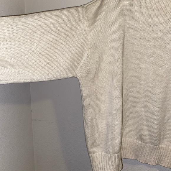 New Sicko White Bad Case of Stripes Knut Sweater with Chest Pocket Size Large - Picture 5 of 11